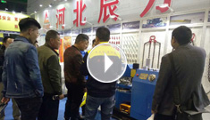河北辰力鋼絲繩壓套機，再次火遍上海展，訂購火爆，競相下單